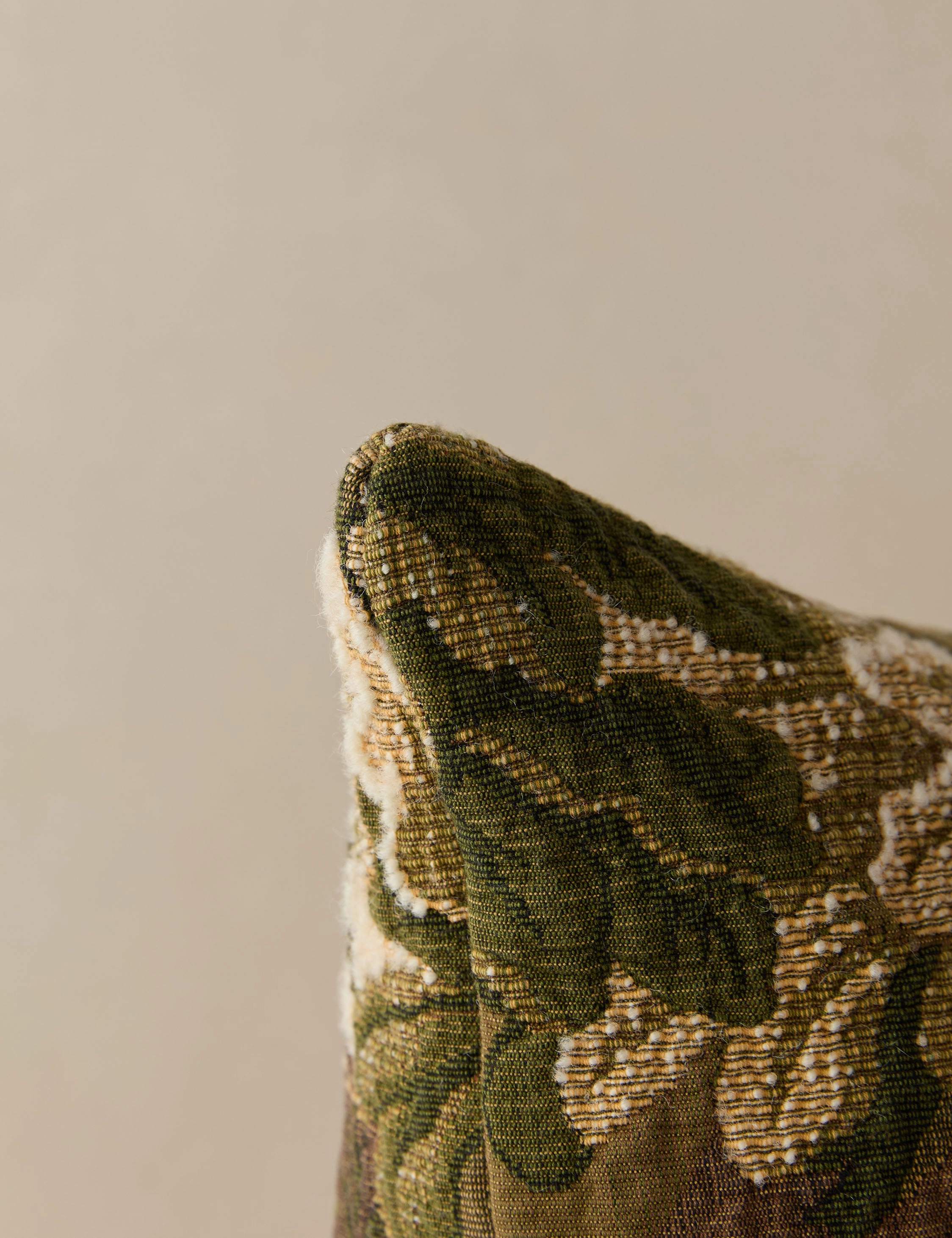 Ridge Edge Pillow by Scalamandre