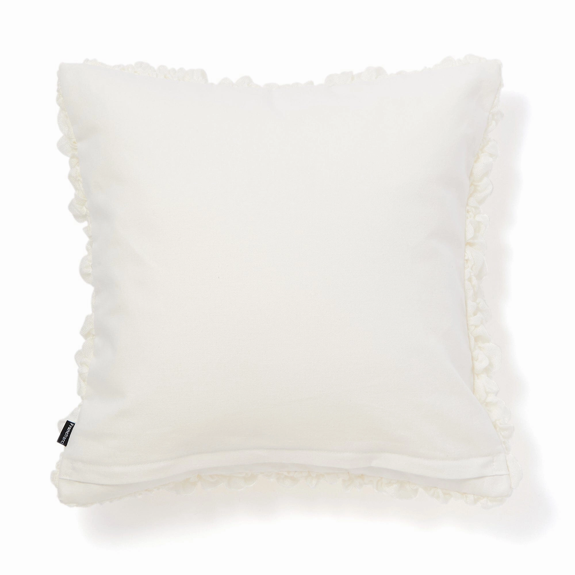 Ripple Cushion Cover 450 X 450 White
