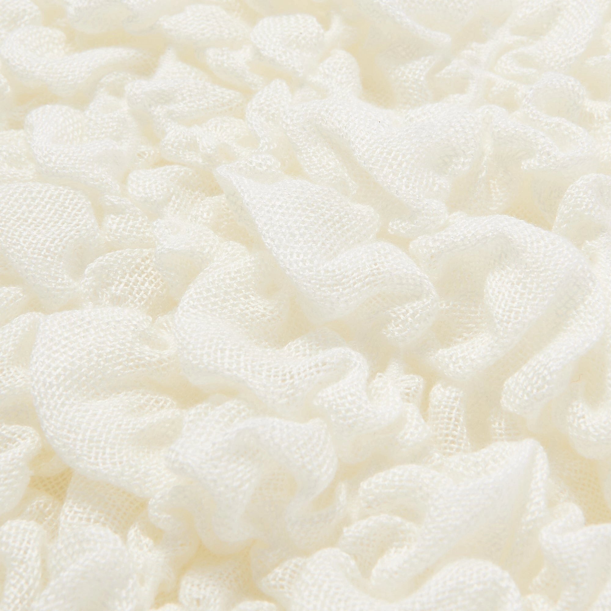 Ripple Cushion Cover 450 X 450 White