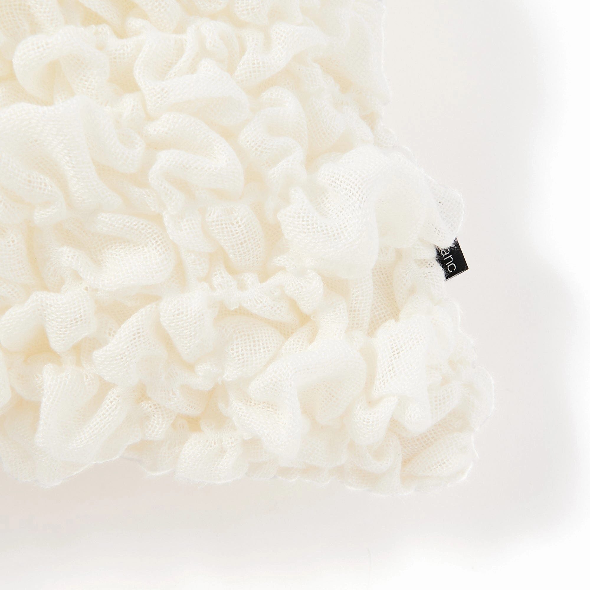 Ripple Cushion Cover 450 X 450 White