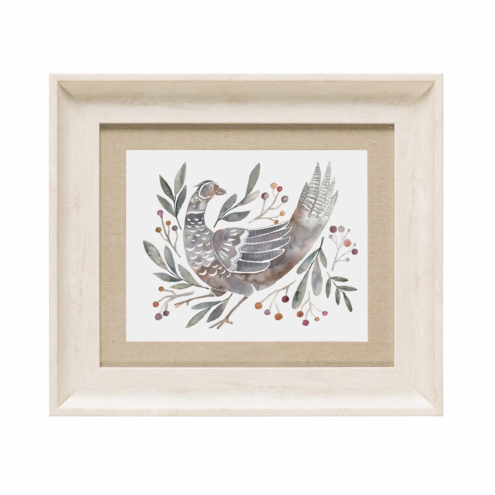 Ritsurin Mulberry Framed Print Birch