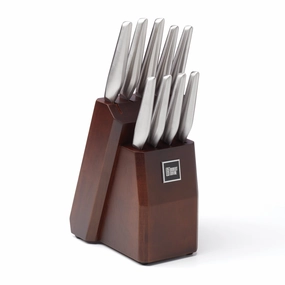 Robert Irvine 10 Piece Cutlery Block Set - Silvermodern kitchen decor ,kitchen dinner set ,dinnerware 