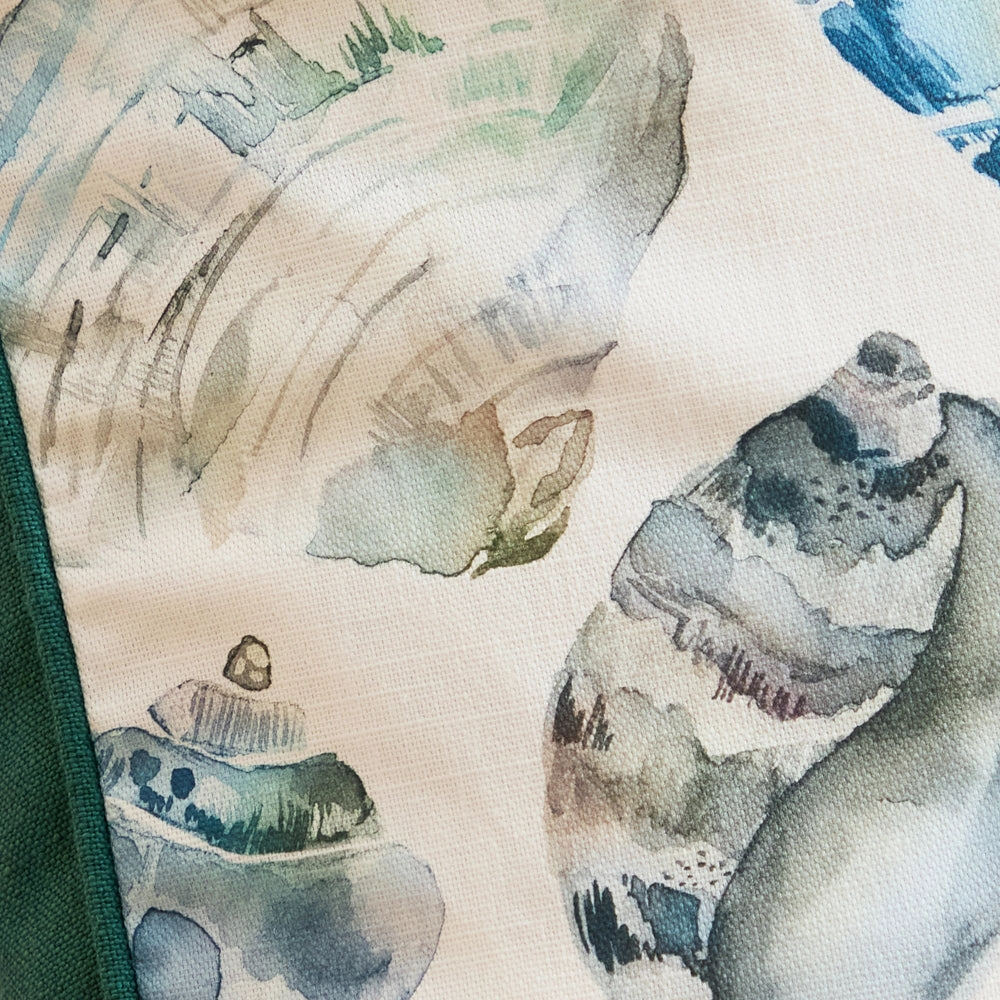 Rockpool Printed Pipe Cushion Marine
