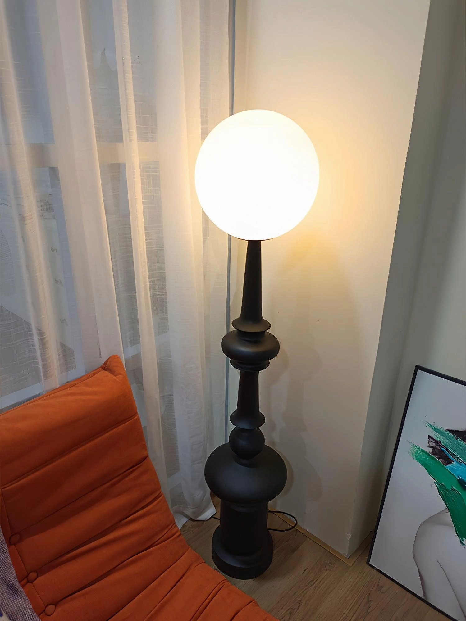 Roman Column Floor Lamp