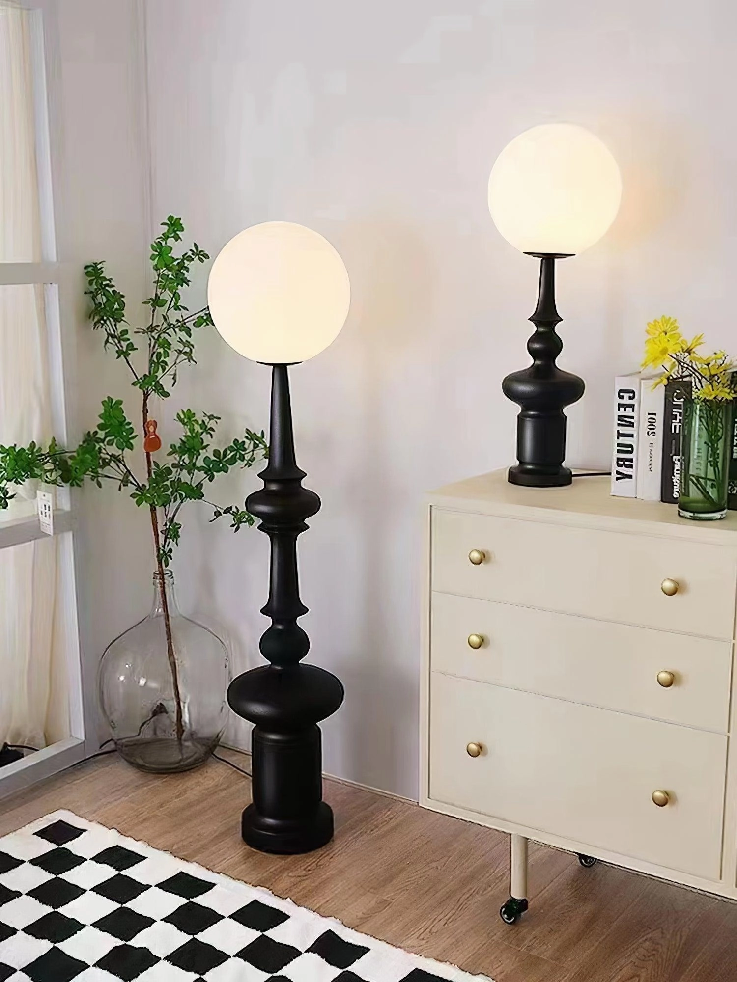 Roman Column Floor Lamp