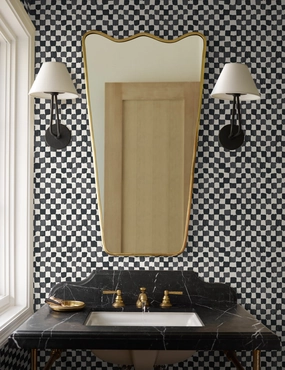 Rook Mirror by Sarah Sherman Samuelnordic style wall decor