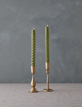 Rope Taper Candles (Set Of 2) by Greentree Homehome decor ,wall decor 