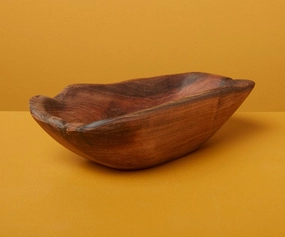 Roscoe Teak Oval Dishhome decoration ,modern home decor 