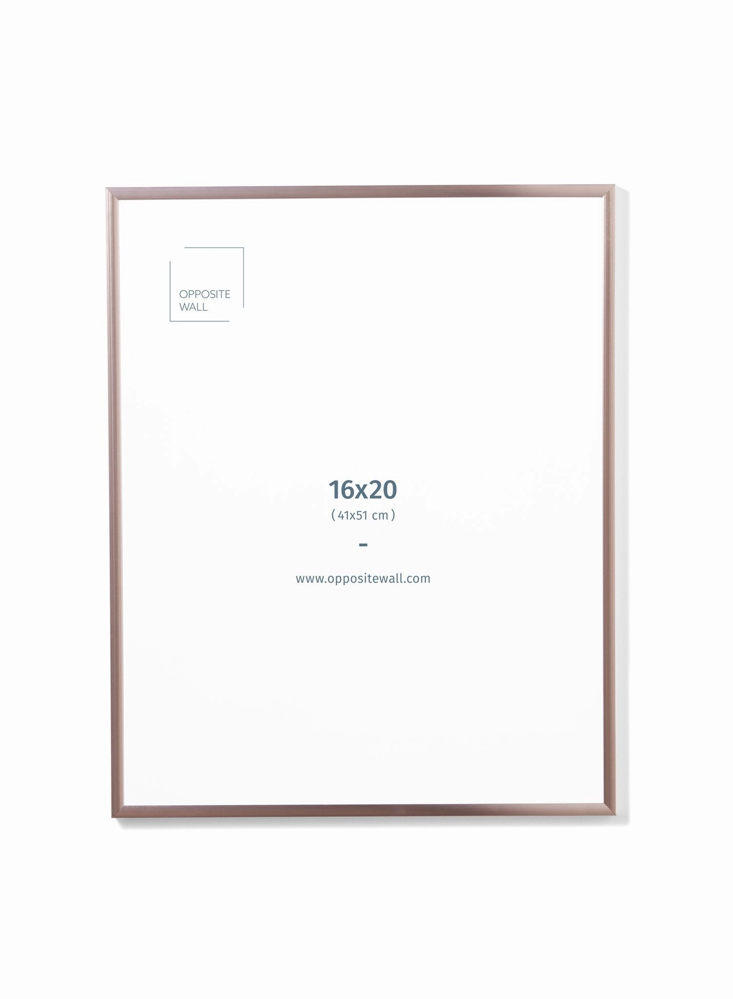 Rose Gold Metal Frame, 16x20 in | 41x51 cmdecorative photo frame ,personalized photo frame 