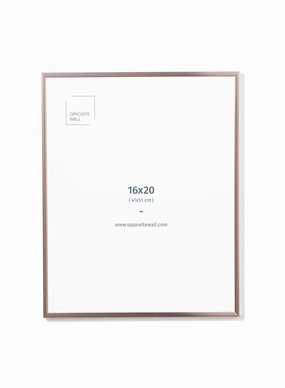 Rose Gold Metal Frame, 16x20 in | 41x51 cmdecorative photo frame ,personalized photo frame 