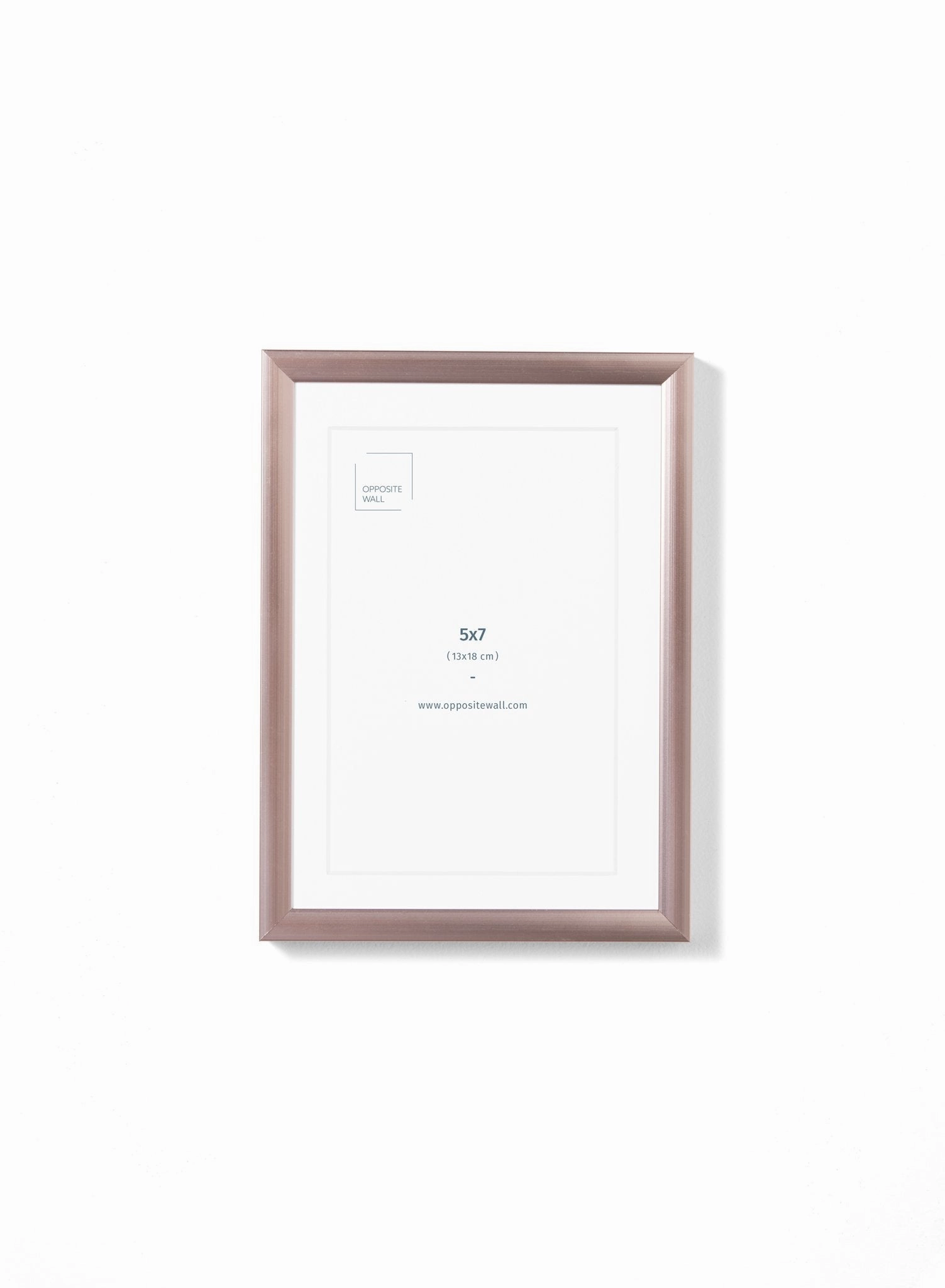 Rose Gold Metal Frame, 5x7 in | 13x18 cmdecorative photo frame ,personalized photo frame 