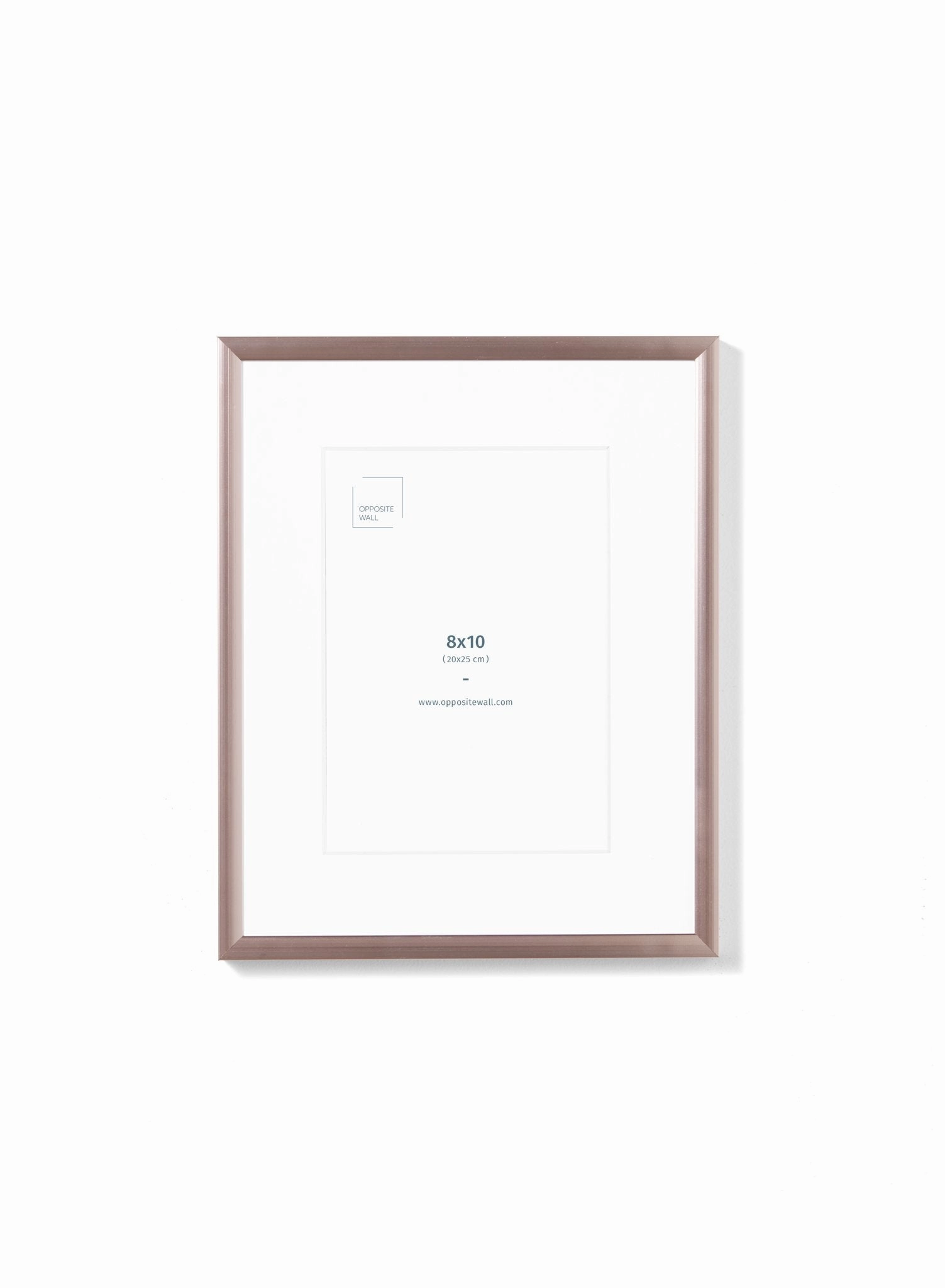 Rose Gold Metal Frame, 8x10 in | 20x25 cmdecorative photo frame ,personalized photo frame 