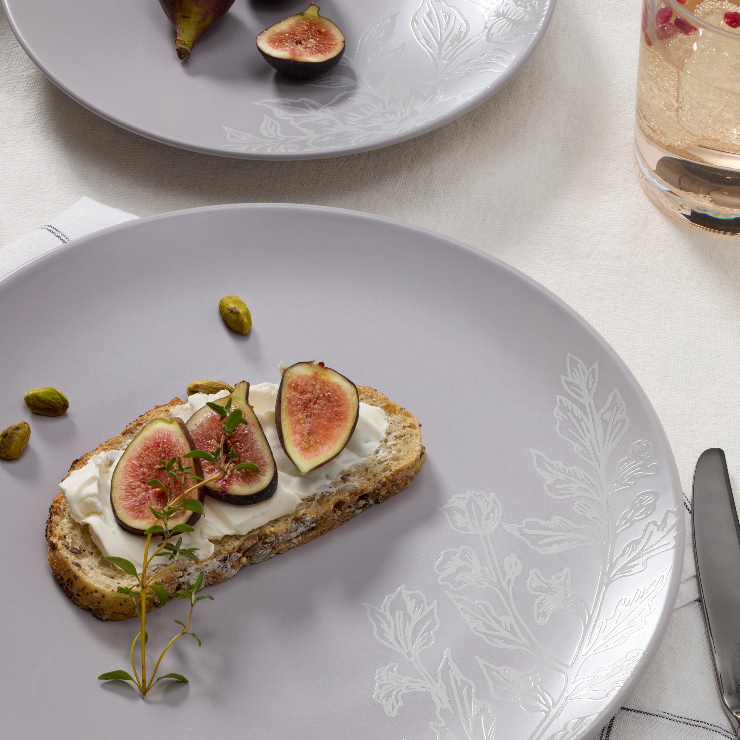 Roseto Pumice 12-Piece Dinnerware Set