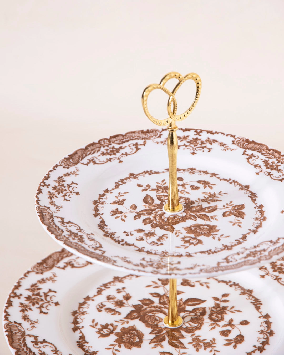 Rosewood Delight 2-Tier Cake stand