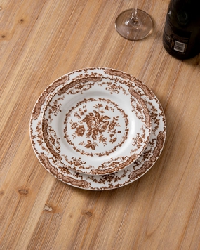 Rosewood Delight Dinner Platemodern kitchen decor ,kitchen dinner set ,dinnerware 