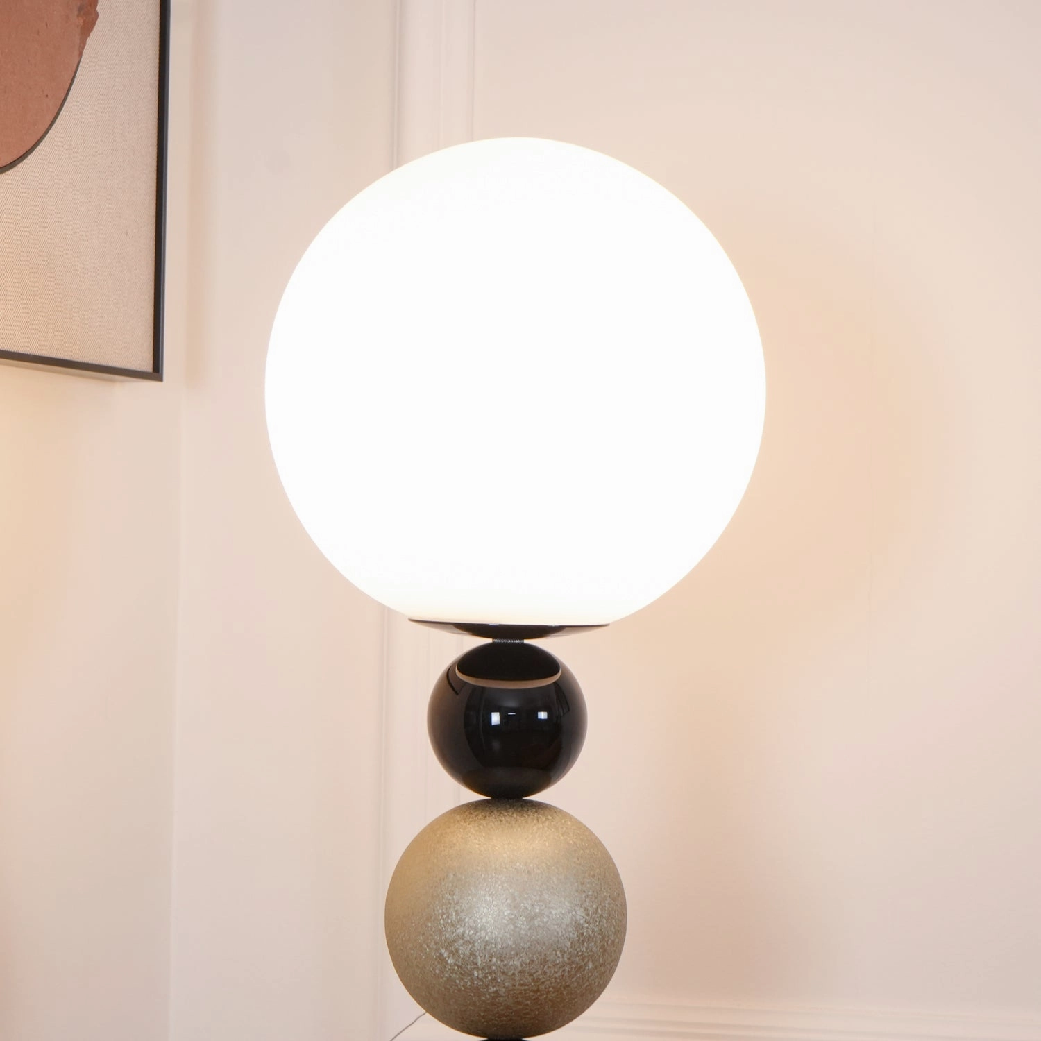 Round Balls Stacking Floor Lamp