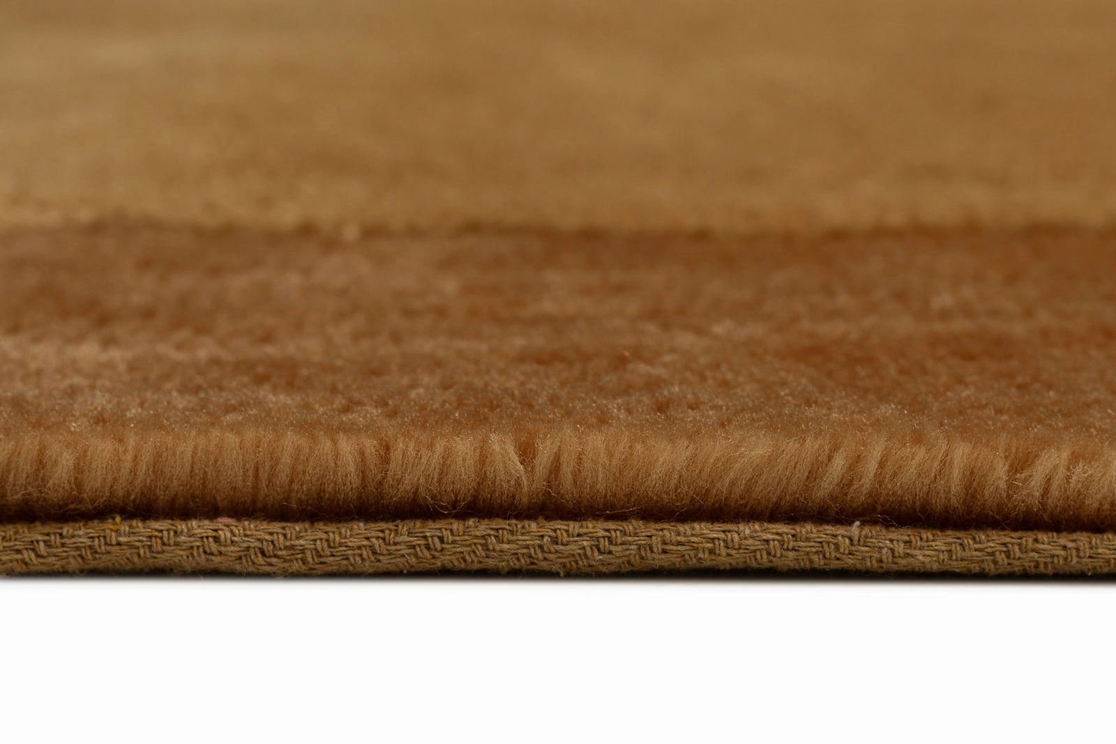 Rozanda Brown Bordered Shag Rug