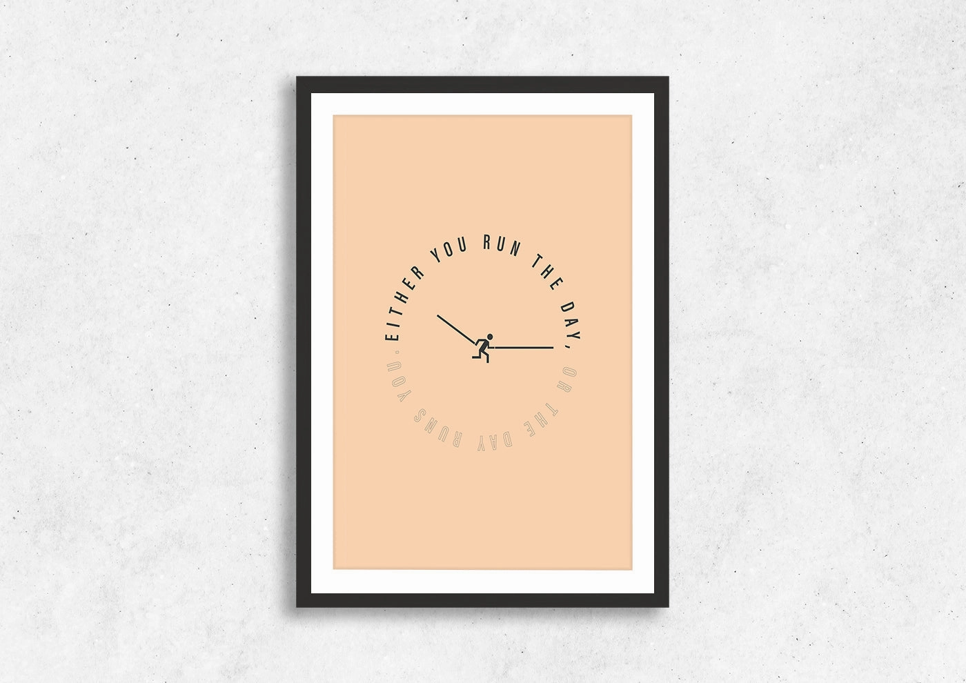 Run The Day 3modern abstract painting decor