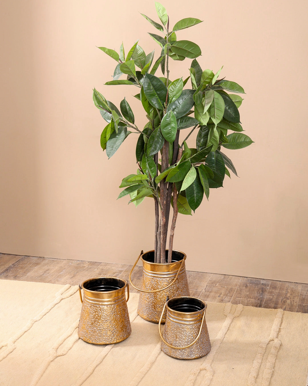 Rustic Hanging Bucket Planter - Mediumhome decor ,wall decor 
