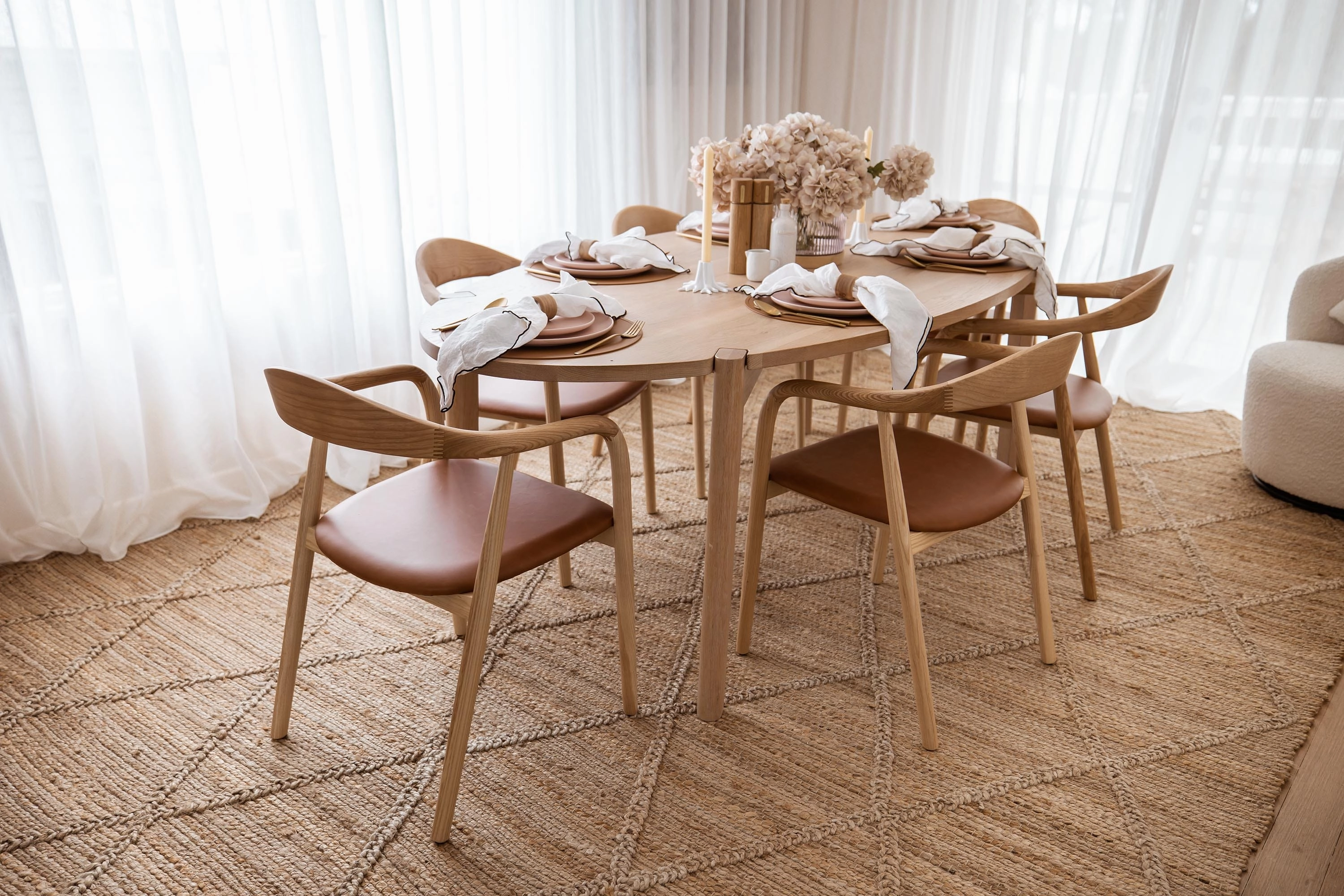 Sabra Diamond Lattice Jute Rug *NO RETURNS UNLESS FAULTY