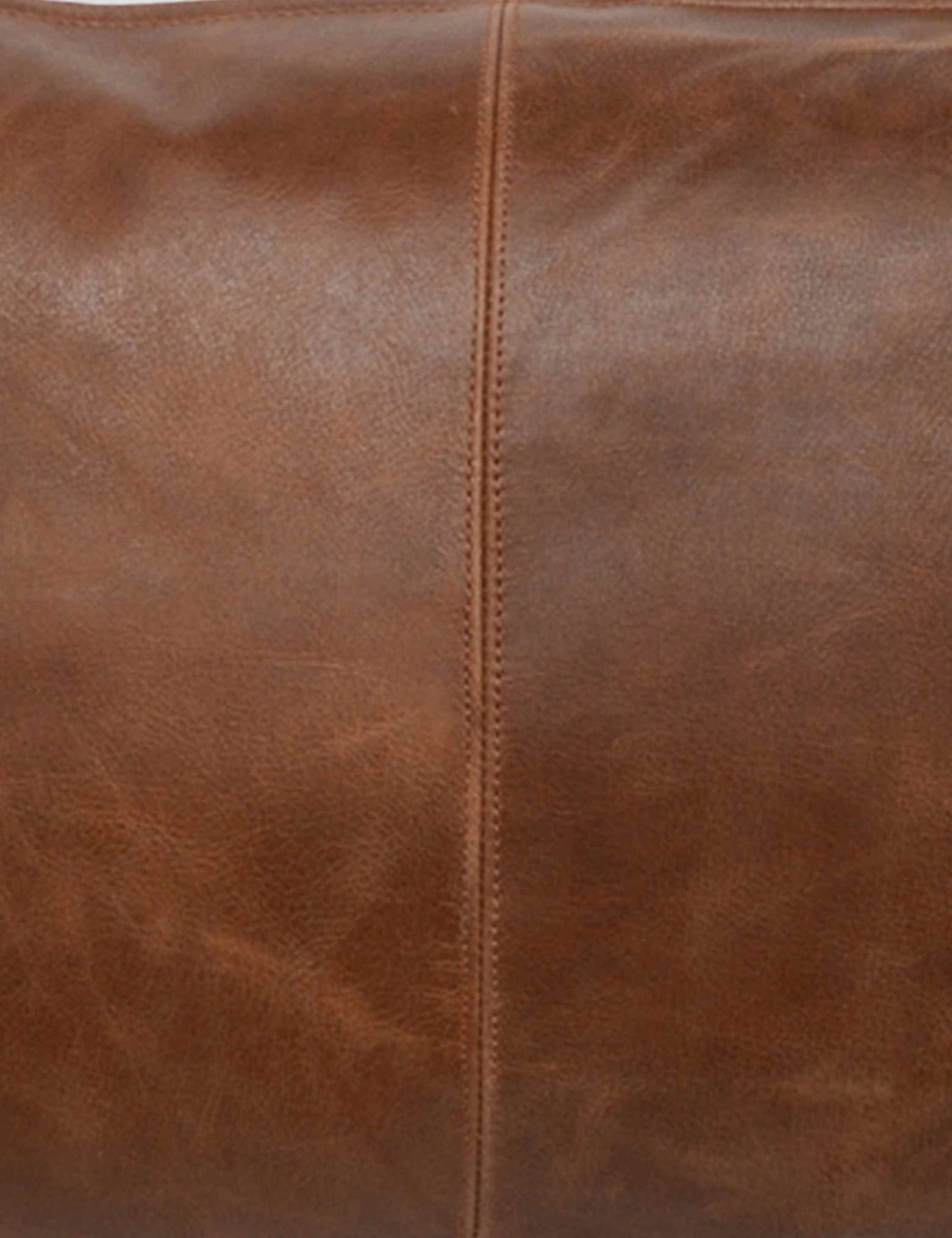 Sabrea Leather Lumbar Pillow