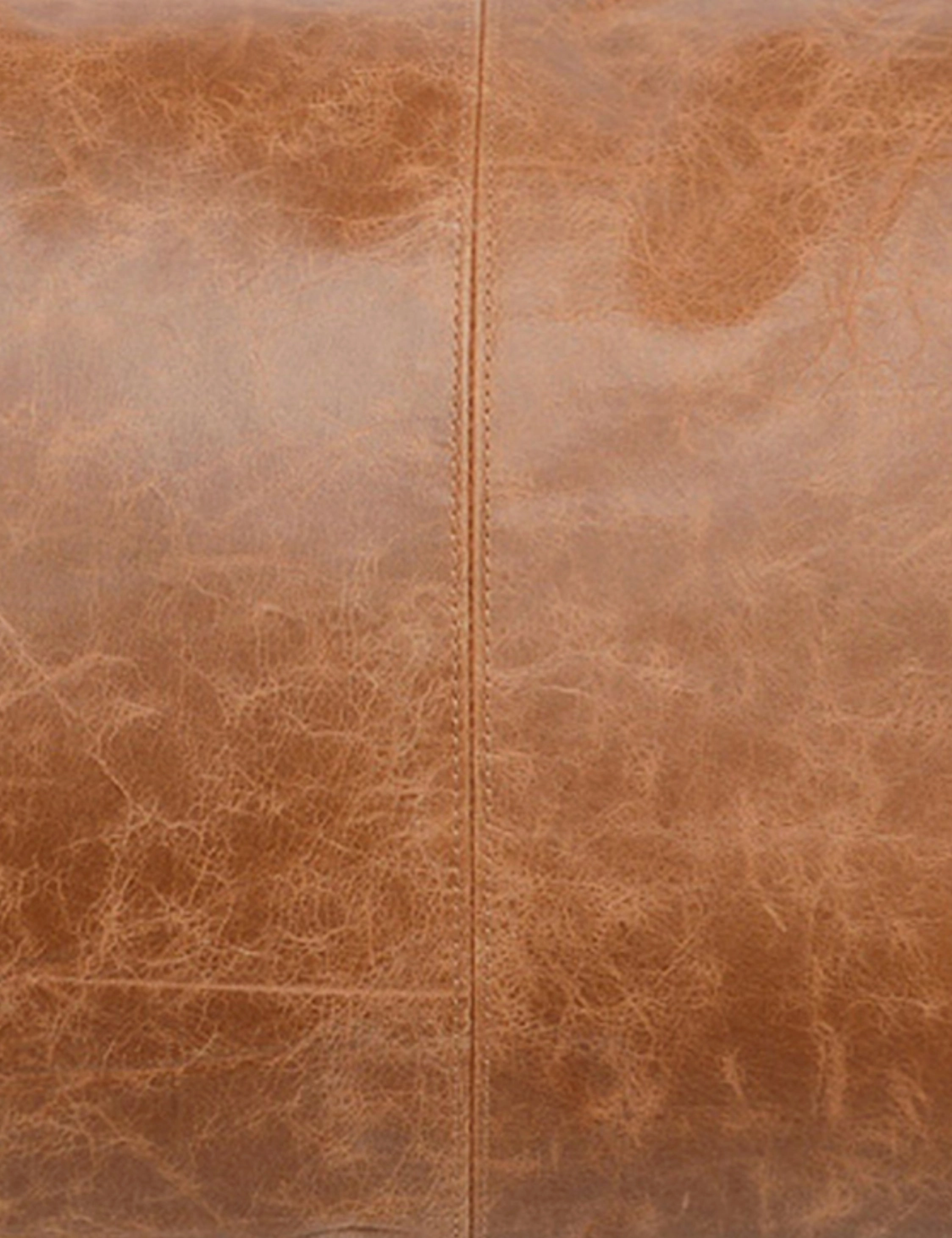 Sabrea Leather Lumbar Pillow