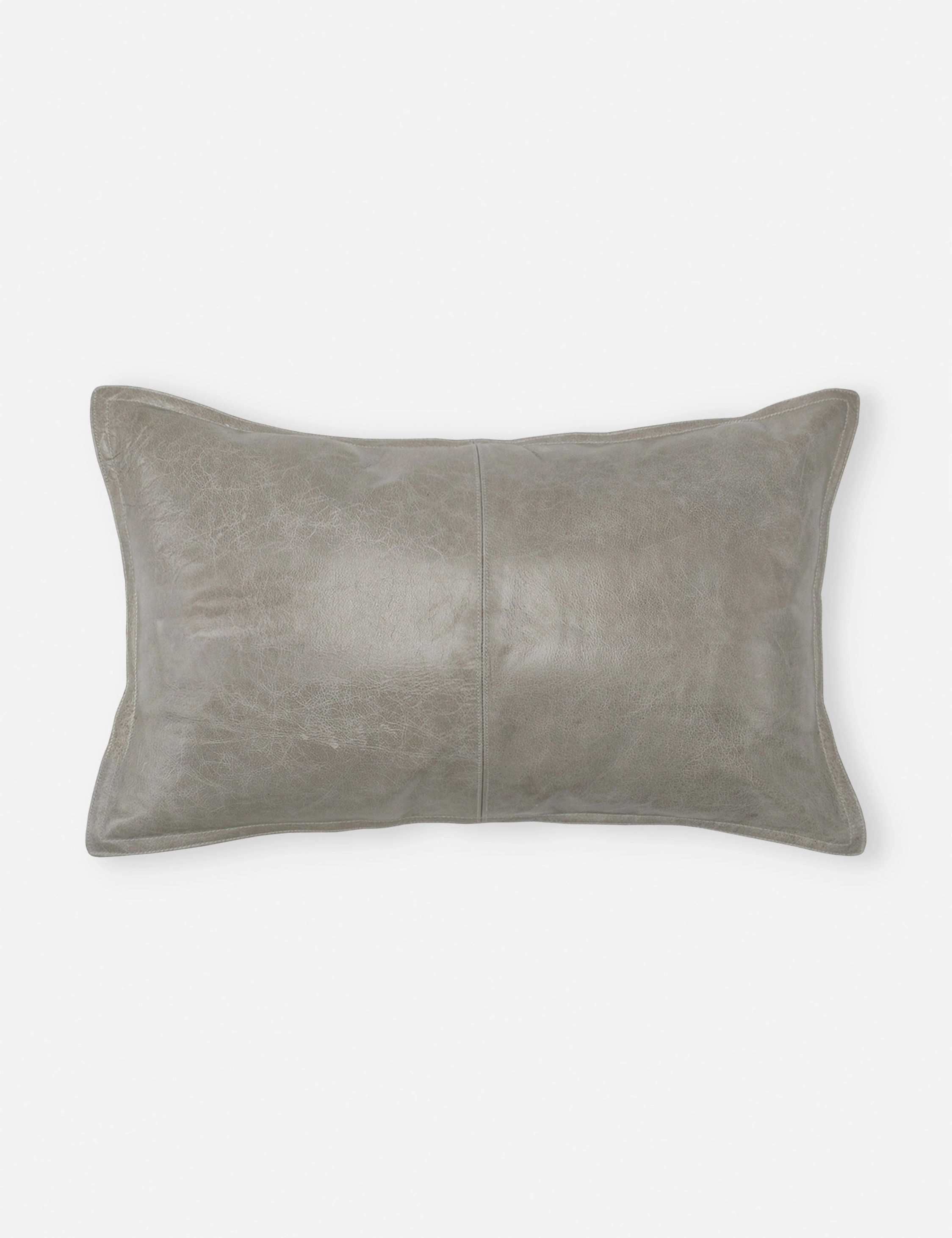 Sabrea Leather Lumbar Pillow