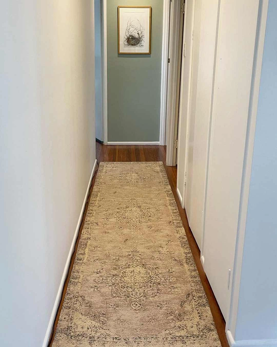 Sadie Coral Peach Turkish Style Distressed Runner Rug *NO RETURNS UNLESS FAULTY