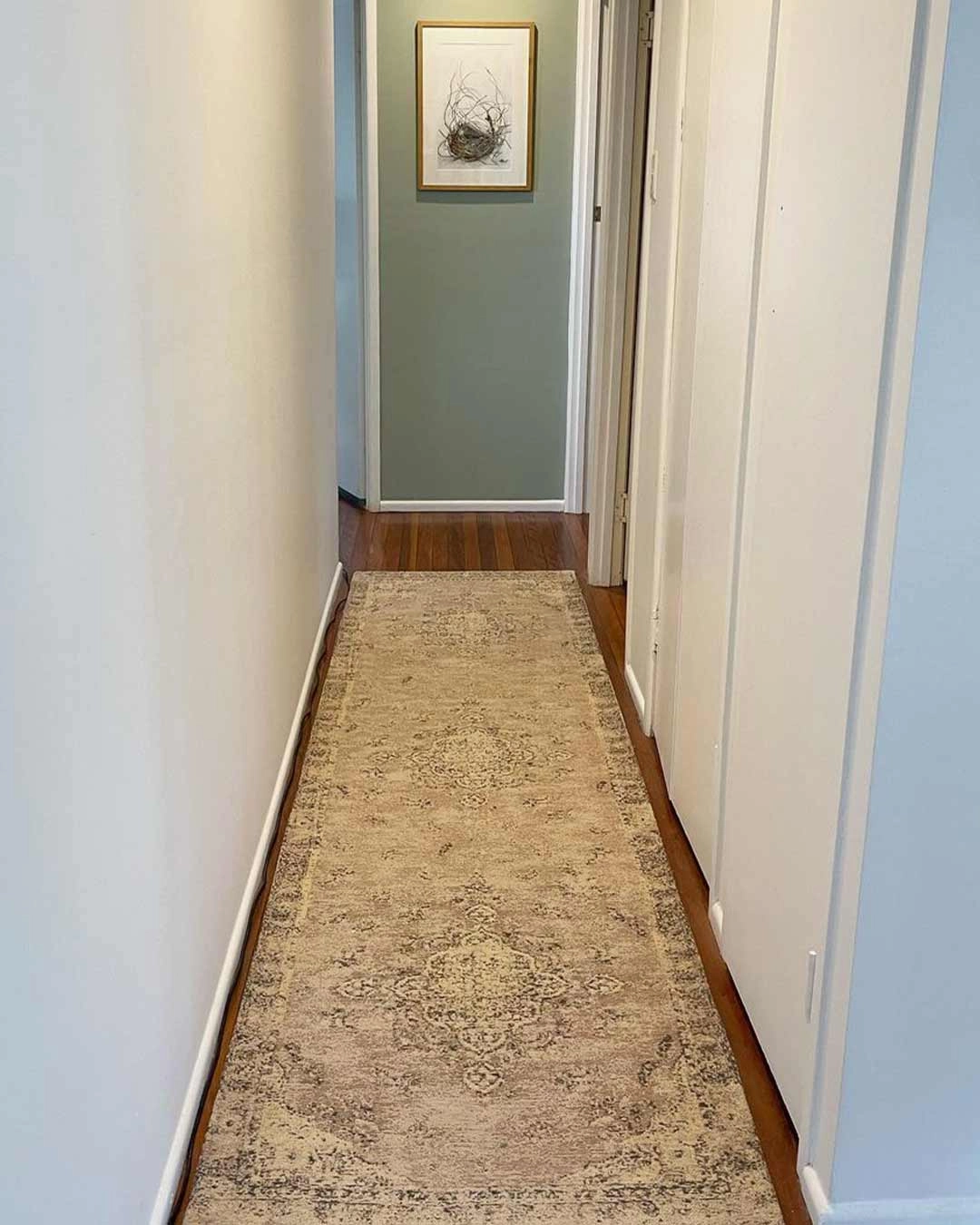 Sadie Coral Peach Turkish Style Distressed Runner Rug *NO RETURNS UNLESS FAULTY