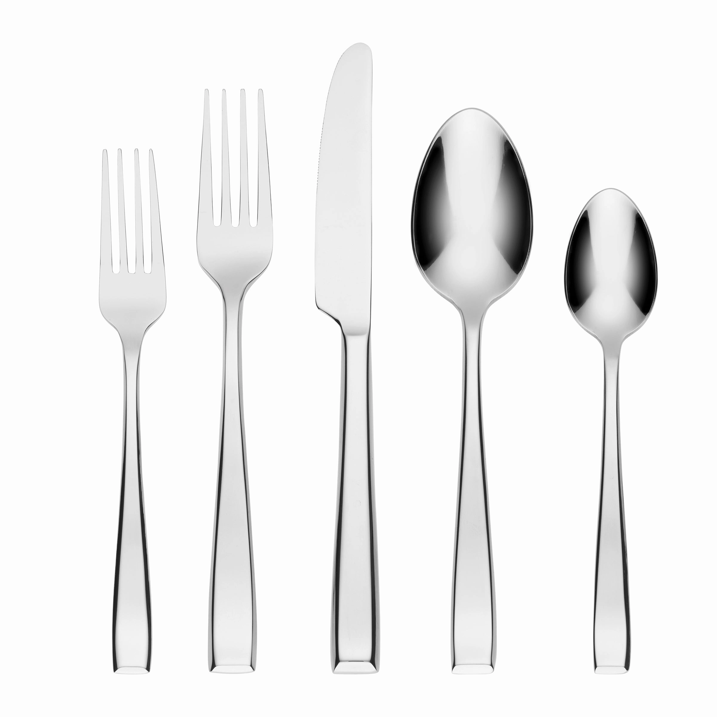 Samira Mirror 20 Piece Flatware Seteco-friendly bamboo fiber tableware set 