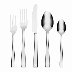 Samira Mirror 20 Piece Flatware Seteco-friendly bamboo fiber tableware set 