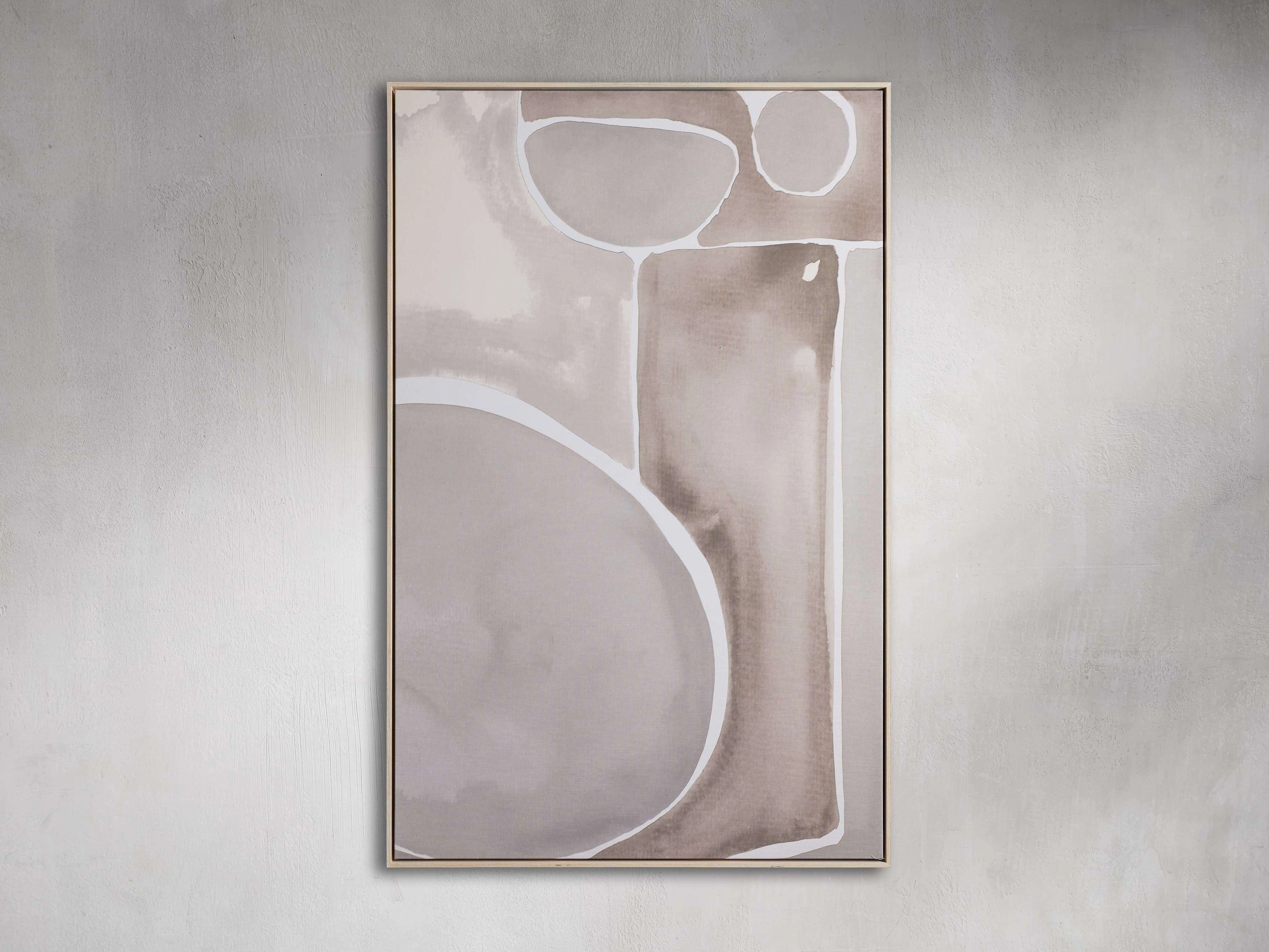 Sand Column Framed Printnordic style wall decor