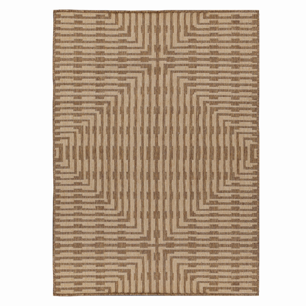 Sandown Jute Effect Indoor/Outdoor Rug Natural