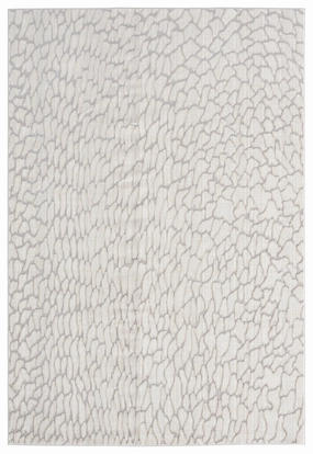 Sasha Ivory Cream And Grey Abstract Transitional Rug *NO RETURNS UNLESS FAULTYmodern color block patchwork rug