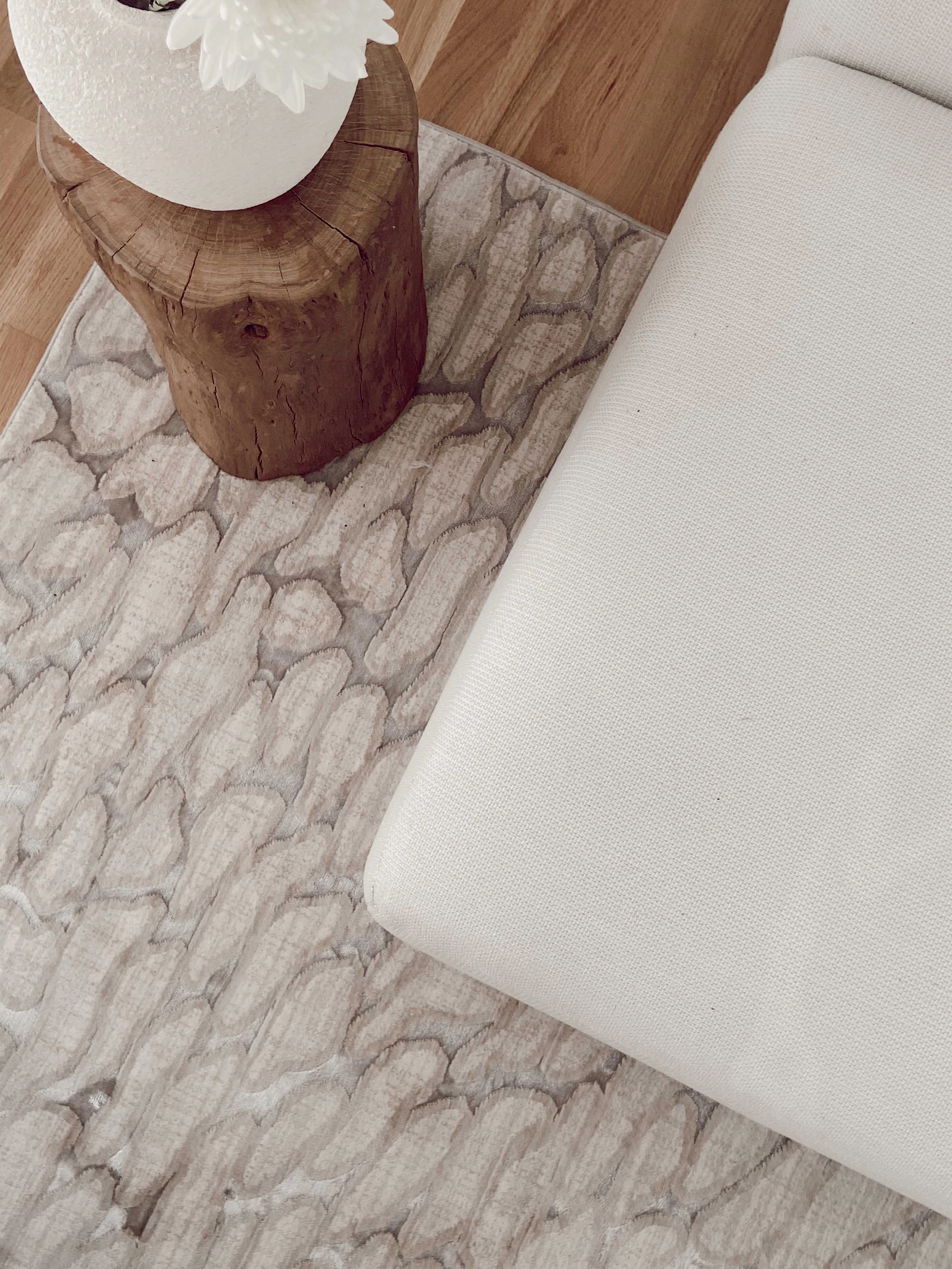 Sasha Ivory Cream And Grey Abstract Transitional Rug *NO RETURNS UNLESS FAULTY