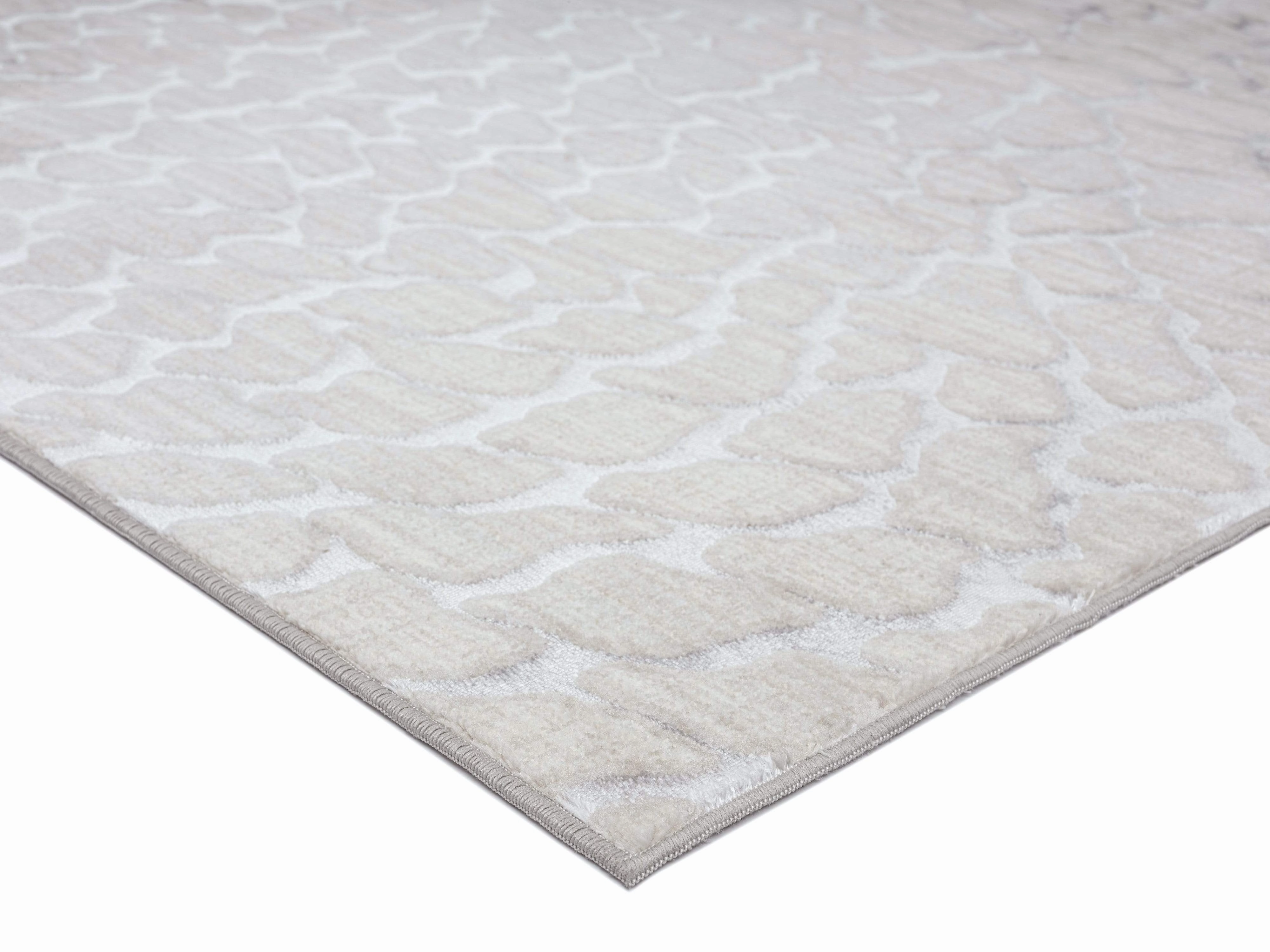 Sasha Ivory Cream And Grey Abstract Transitional Rug *NO RETURNS UNLESS FAULTY