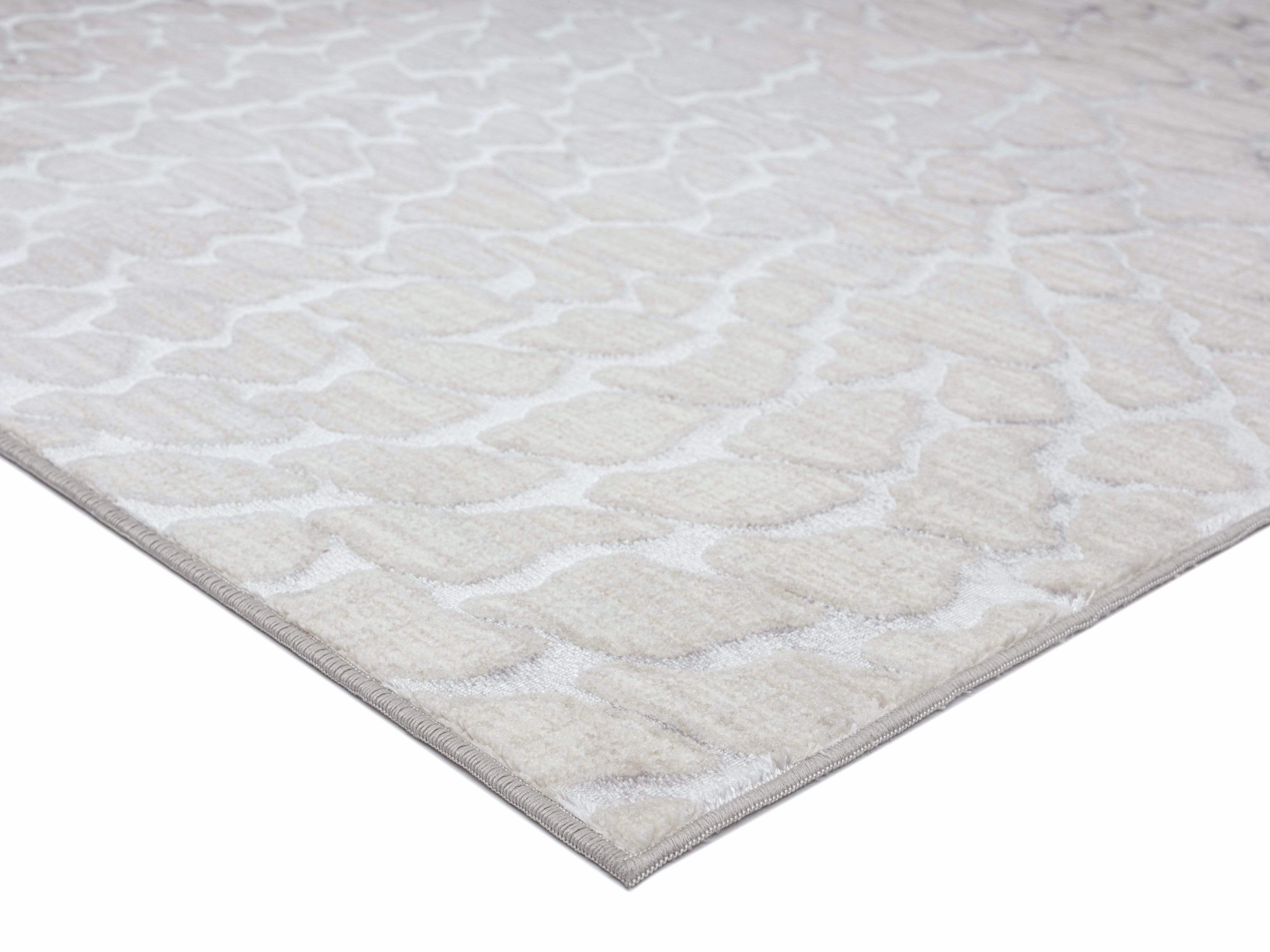 Sasha Ivory Cream And Grey Abstract Transitional Rug *NO RETURNS UNLESS FAULTY
