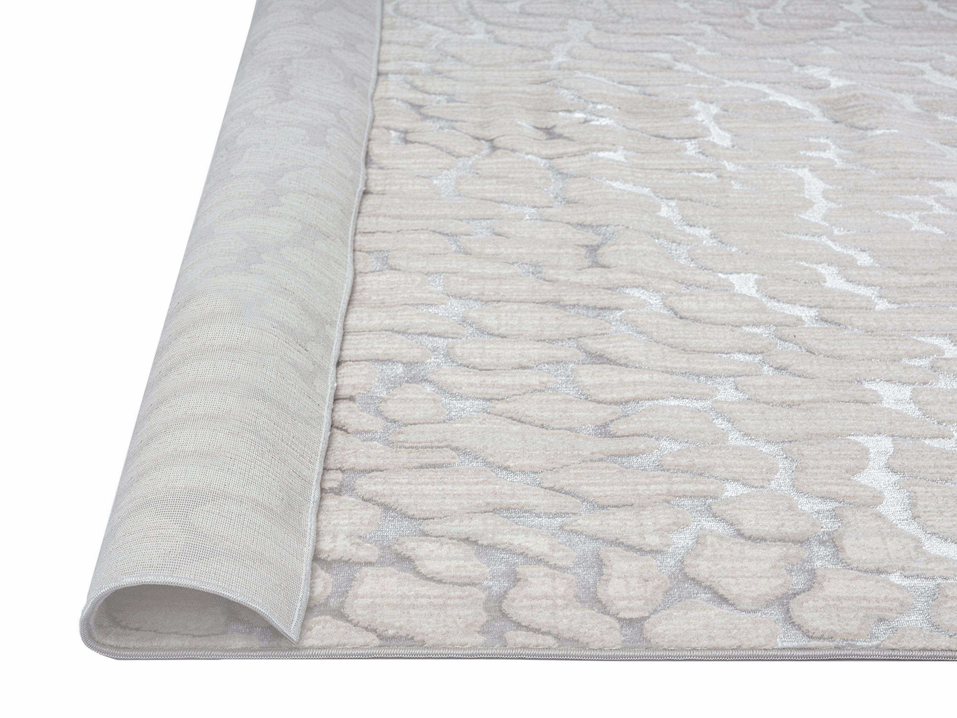 Sasha Ivory Cream And Grey Abstract Transitional Rug *NO RETURNS UNLESS FAULTY
