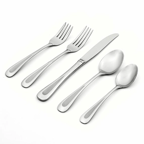 Satin Sand Dune 20 Piece Flatware Seteco-friendly bamboo fiber tableware set 