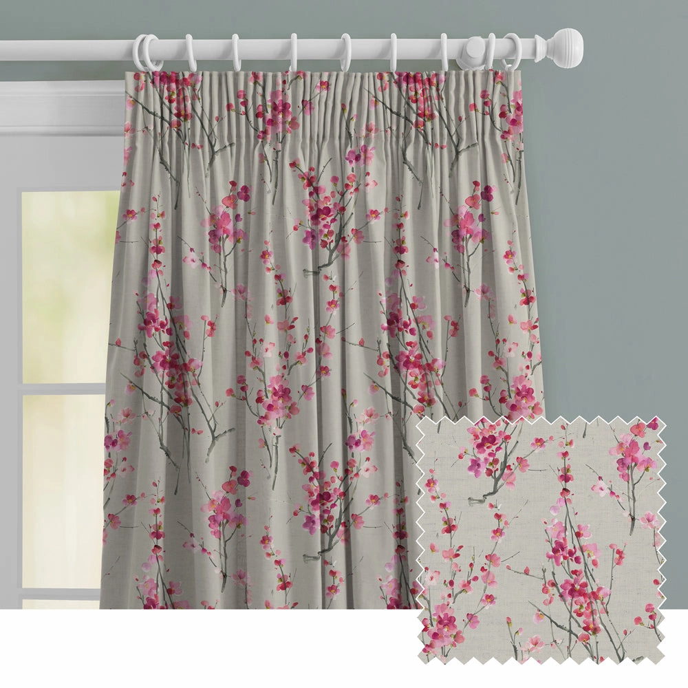 Saville Printed Made to Measure Curtains Blossombedding sets ,throw blankets 
