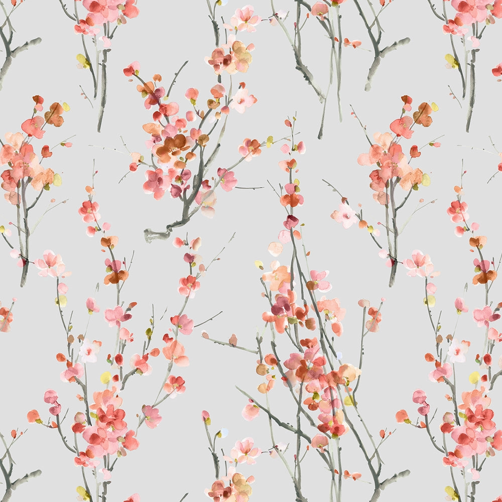 Saville Printed Made to Measure Curtains Stone