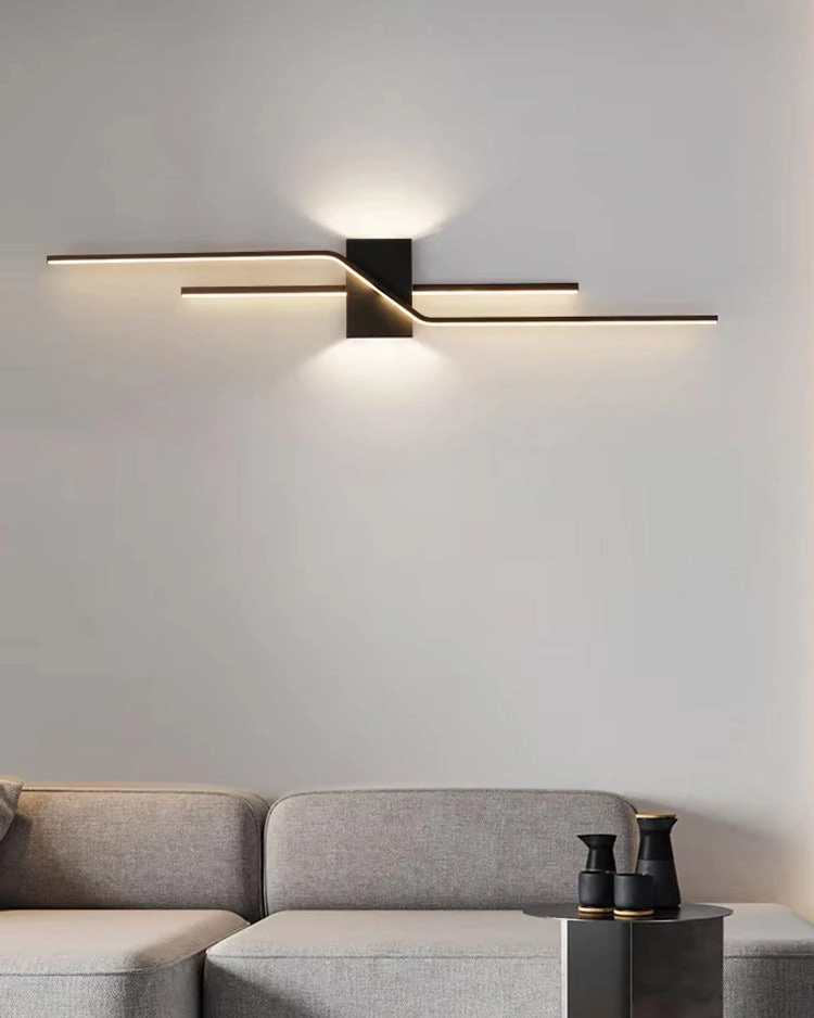 Sculptural Linear LED Wall Sconce