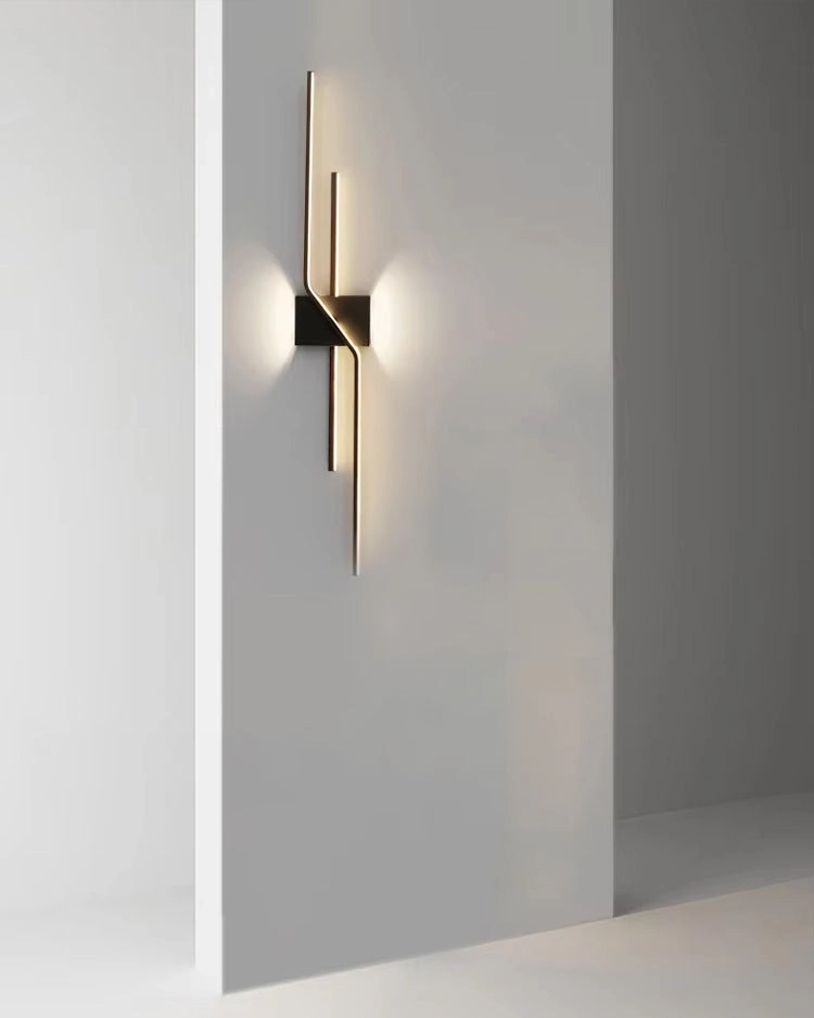Sculptural Linear LED Wall Sconce