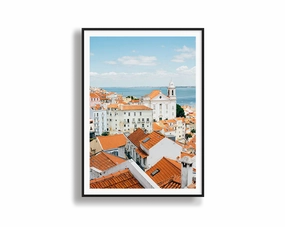 Sea of Orange Tilesmodern abstract painting decor