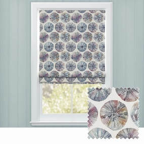 Sea Urchin Printed Cotton Made to Measure Roman Blinds Abalonebedding sets ,throw blankets 