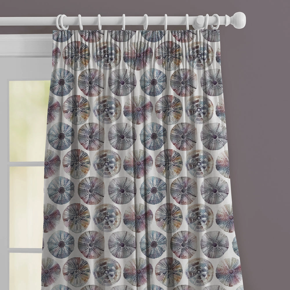 Sea Urchin Printed Made to Measure Curtains Abalone