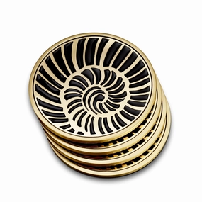 Seashell Coasters (Set of 4)nordic style desktop ornaments