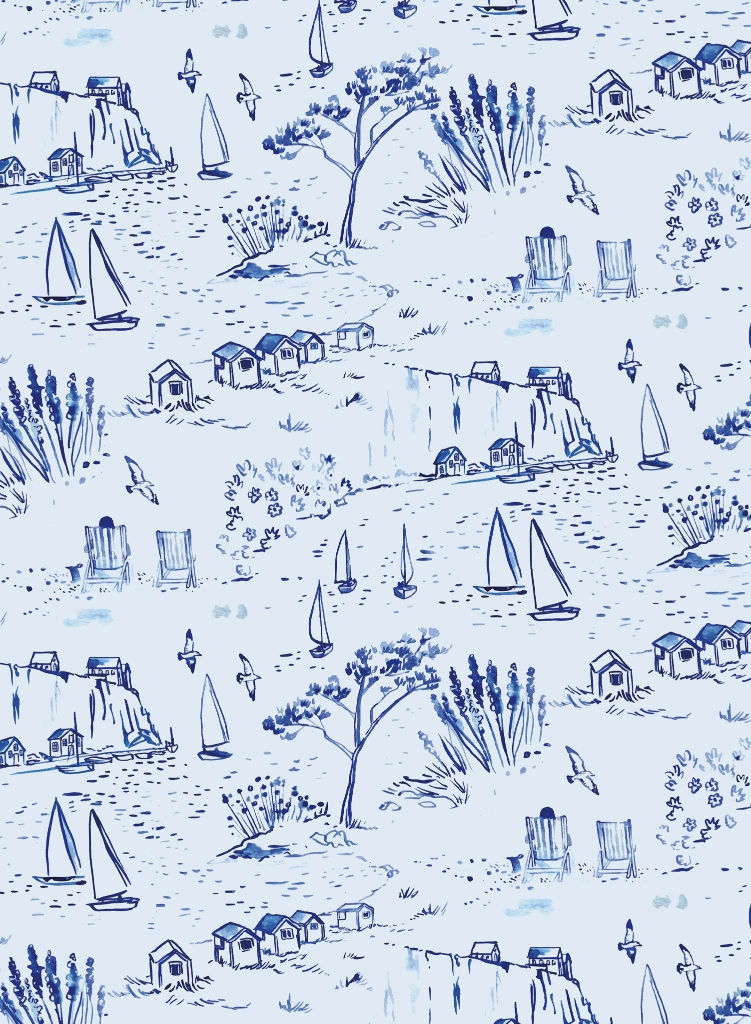 Seaside Heights, Wallpapernordic minimalist wallpaper