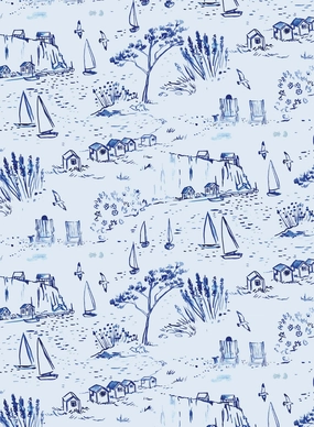 Seaside Heights, Wallpapernordic minimalist wallpaper