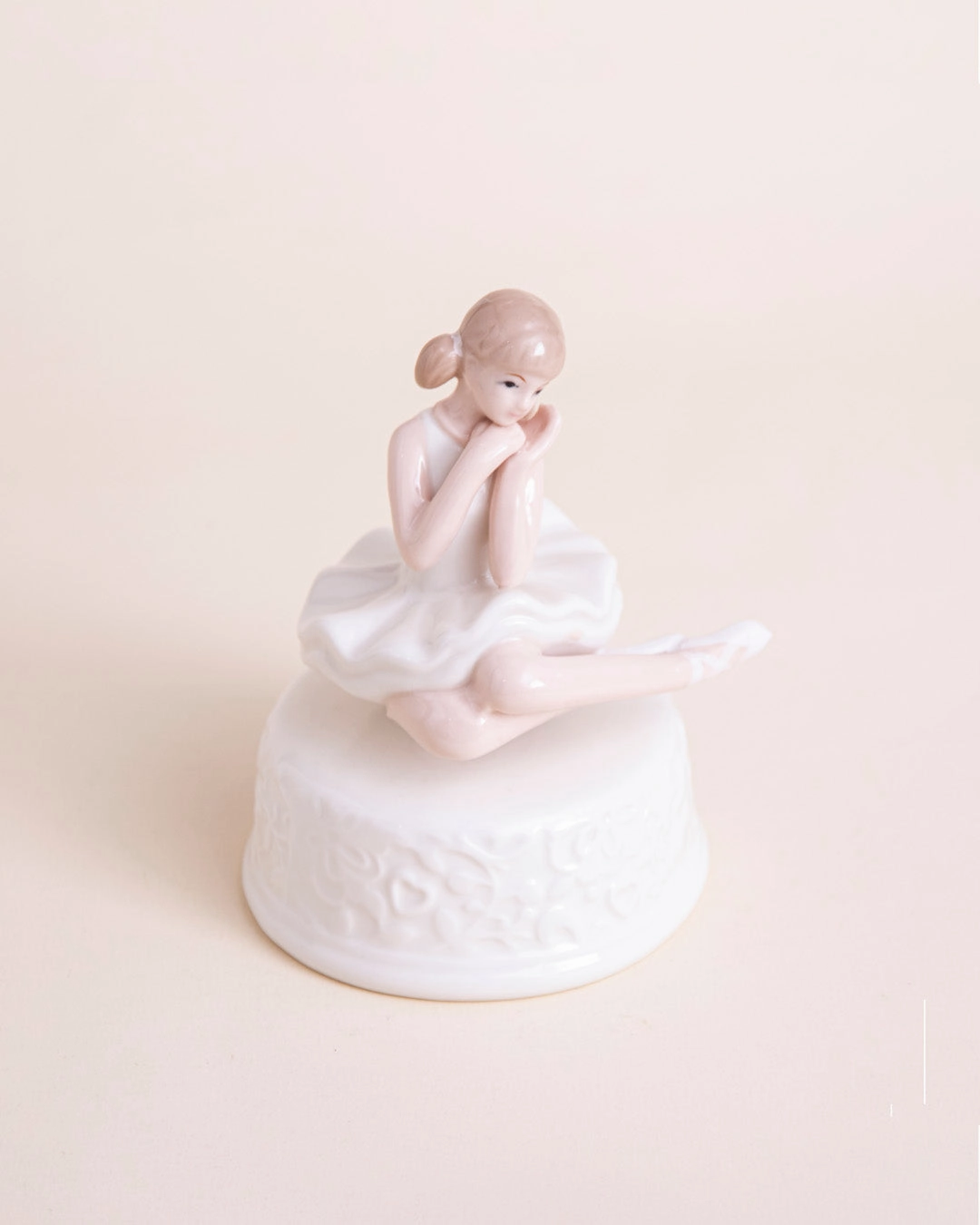 Seated Ballerina Doll Music Box